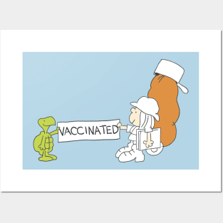 VACCINATED Posters and Art